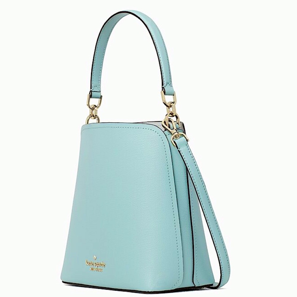 Kate Spade Darcy Small Bucket Crossbody CloudMist - Picture 4 of 16